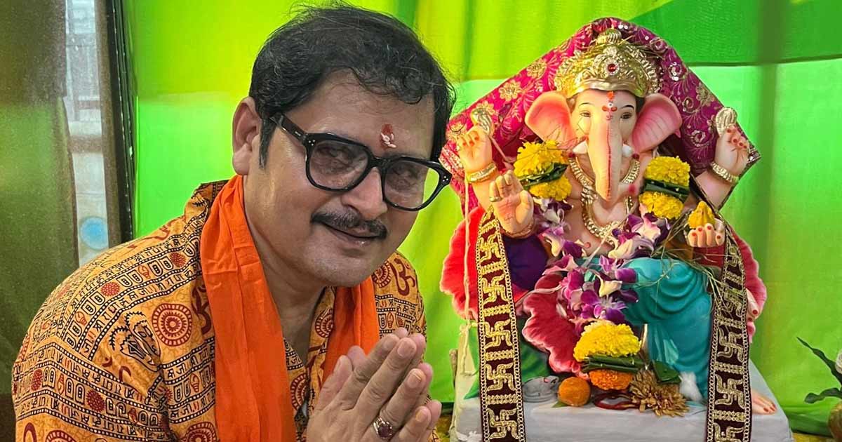 Rohitashv Gour’s daughter welcomed Ganpati Bappa home allowing him to fulfil work commitments