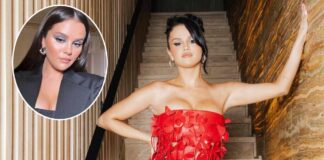 Selena Gomez Rocks An-All Black Ensemble Showcasing Her Busty Assets