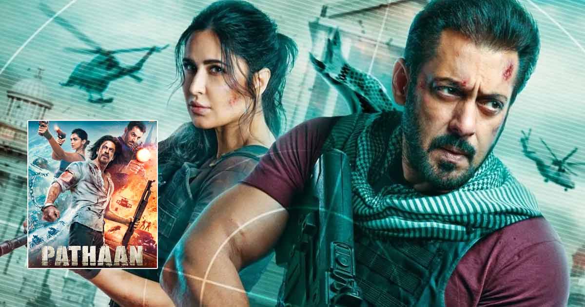 Tiger 3: Brand New Poster Ft. Salman Khan & Katrina Kaif Trigger Trolls On Social Media With Shah Rukh Khan Fans Pointing Out The Mention Of 'Pathaan'