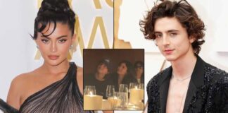 Timothee Chalamet-Kylie Jenner After Their A** Grabbing & Lip Locking Public Debut Enjoy A Candlelit Dinner In The Company Of Their Peers!