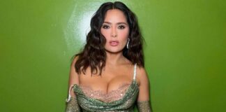 When Salma Hayek Flaunted Her Hourglass Figure In A Black Sheer Top & Trousers, Making Us Wonder Isn't She Getting Hot, Hotter & Hottest?
