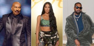 When Steve Harvey Appeared On The Ellen Show & Proudly Spoke About Kanye West Smiling On ‘Family Feud’ While Subtly Roasting Kim Kardashian, “She Didn’t Know Nothing” - Watch