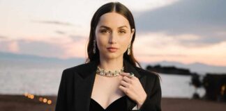 Ana de Armas Once Looked Like A Sparkling Wine In A Red Shimmery Ensemble That Featured Sultry Thigh-Slit Detailing & Left Us Feeling Tipsy With Her Charming Beauty!