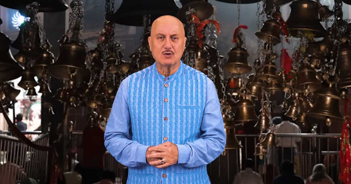 Anupam Kher Recently Visited Panki Hanuman Temple For His New TV Show ’21 Hanuman Temples’