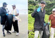 Arjun Rampal Goes On A Beach Cleaning Mission In Goa As He Encourages People To Do Their Bit: “It’s Our Responsibility To Leave A Clean Planet For Our Successive Generations” Arjun Rampal cleans Miramar Beach in Goa: ‘Leave a clean planet for future generations’