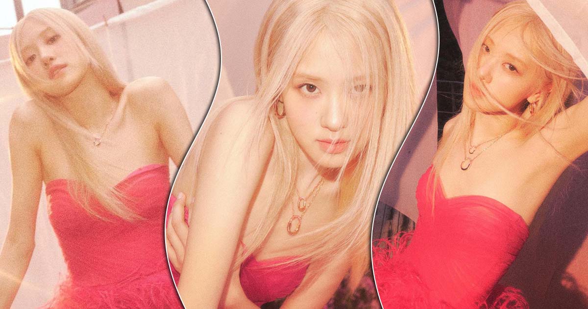 BLACKPINK's Rose Sparkles Like A Shining Diamond As She Wears A Hot Pink Corset Gown Looking Nothing Less Than A Princess!