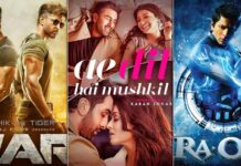 Box Office: From Hrithik Roshan & Tiger Shroff's War To Ranbir Kapoor & Anushka Sharma's Ae Dil Hai Mushkil, Highest Earning Bollywood Films Of October Since 2011!