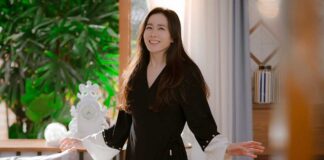 Crash Landing On You’s Son Ye-Jin Once Put Her Black Bralette On Display Under An Unbuttoned White Shirt