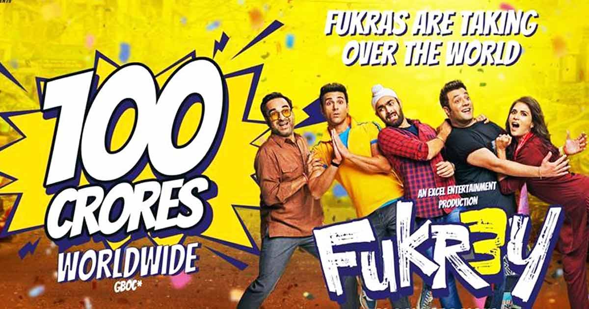 Fukrey 3 Box Office Worldwide: Hits A Century With 100 Crore Gross  Collection, Comedy Threequel Continues To Tickle Bones