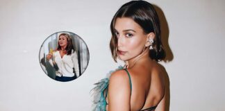 Hailey Bieber Dressed As Carmen Electra From The Scary Movie