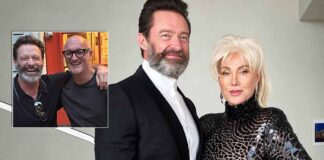 Hugh Jackman Is Trying To Hide Sadness?