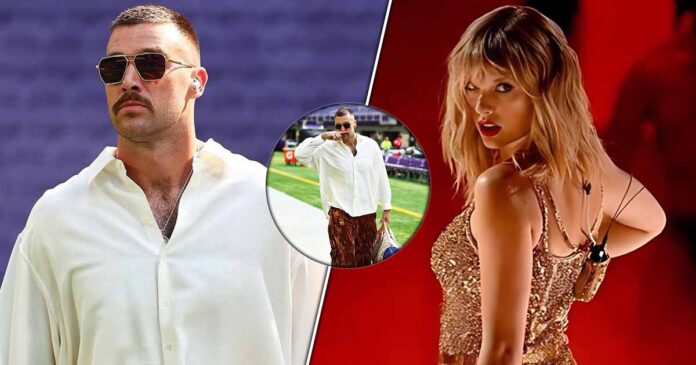 Is Taylor Swift’s Alleged Beau Travis Kelce Wearing Pants Made Out Of