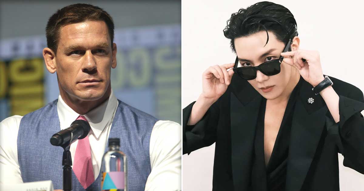 John Cena Carefully Placing A J-Hope BTS Card In This Viral Video As He Admits Being A ‘Secret Member Of ARMY’ Is Winning Hearts