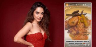 Kiara Advani enjoys Sindhi food made by 'mama'
