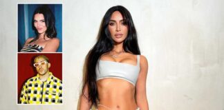Kim Kardashian Glows Like Never Before In The Tiniest Rhinestone Bikini Top & The Price Of That Skimpy Bra Might Leave You Breathless