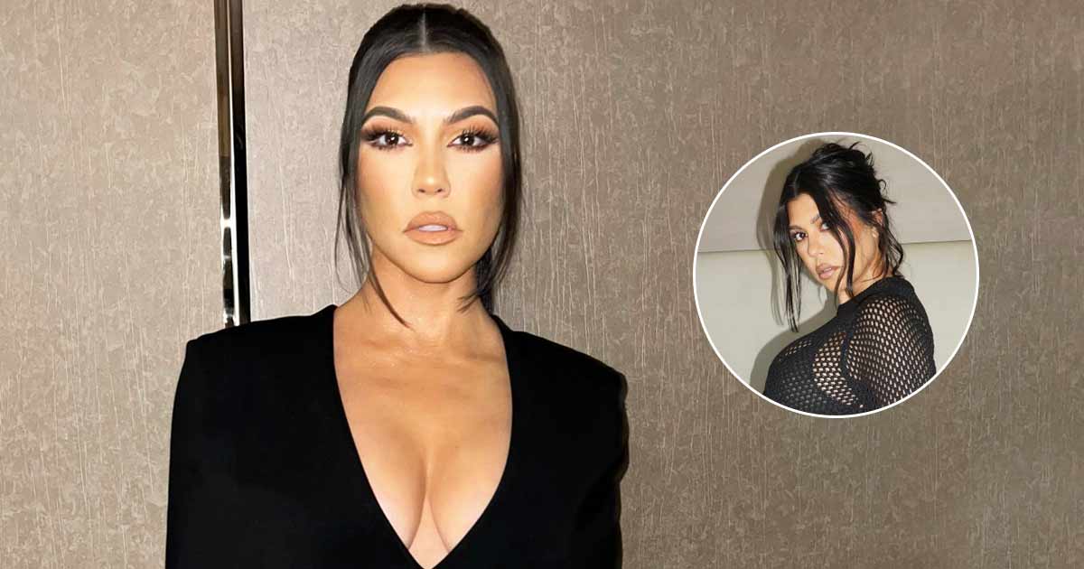Kim kardashian black deals mesh dress