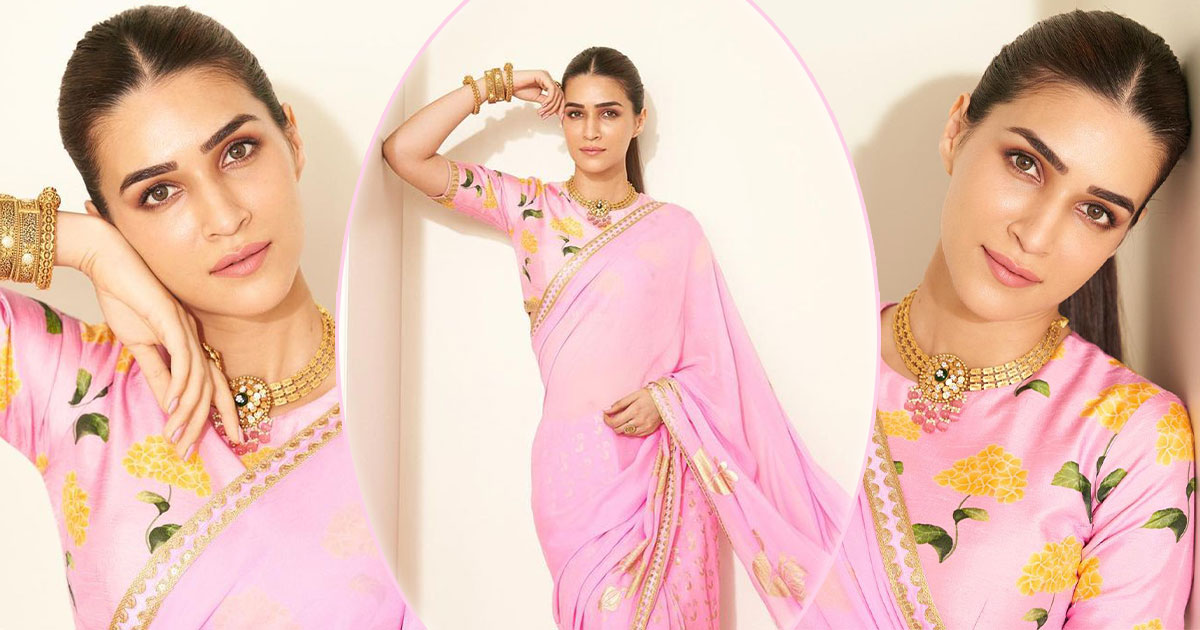 Kriti Sanon Steals The Show In This 18K Masaba Gupta Saree, Which Will Make You Look Like A Patakha This Diwali