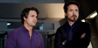Mark Ruffalo & Robert Downey The Avengers (2012)