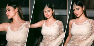 Mouni Roy Decks Up In White Looking Like A True Blue Bhansali Heroine, & You Can Bookmark Her Traditional Fit For Navratri Pooja!