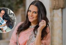 Neha Dhupia celebrates second birthday of son Guriq