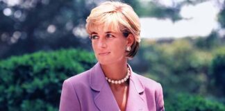 Princess Diana Made Heads Turn During Her First & Only Met Gala Appearance In An Elegant But Revealing Black Lace Trim Navy Slip