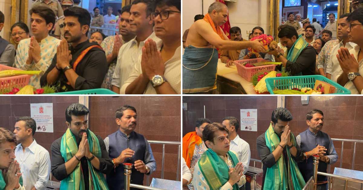 Ram Charan completes Ayyappa Deeksha at Siddhivinayak Temple in Mumbai
