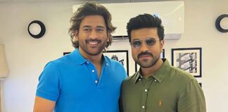 Ram Charan is ‘glad to meet nation’s pride’ MS Dhoni