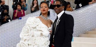 Rihanna Puts On A Busty Show As She Rocks A Denim Look With A White Crop Top While On A Dinner Date With A$AP Rocky In NYC