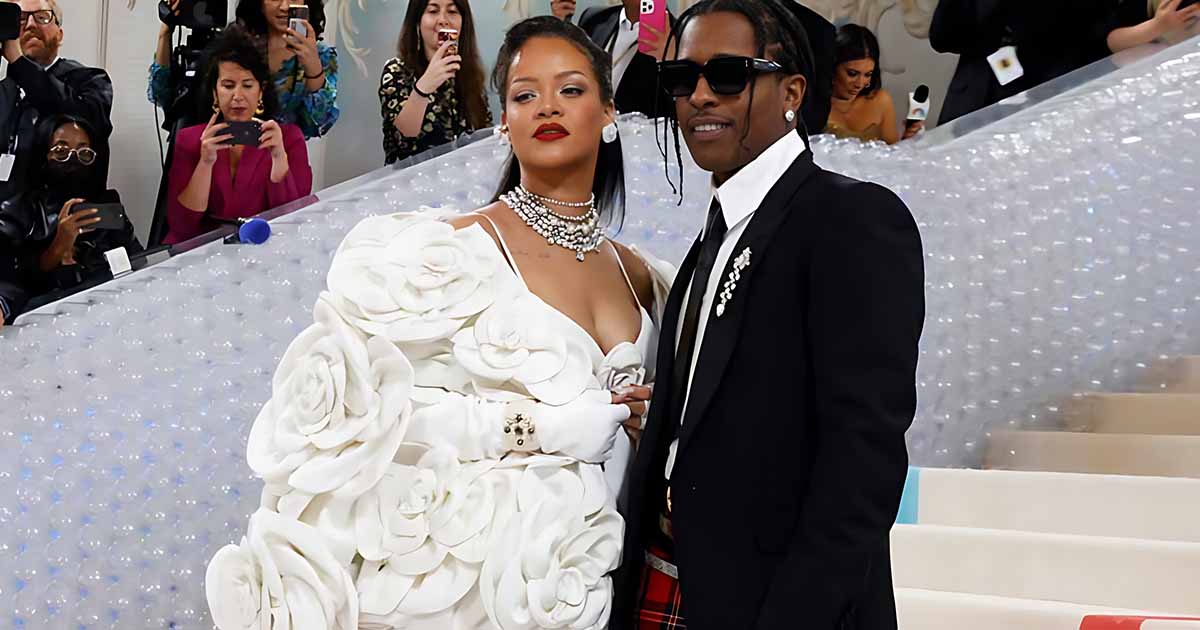 Rihanna Puts On A Busty Show As She Rocks A Denim Look With A White Crop Top While On A Dinner Date With A$AP Rocky In NYC
