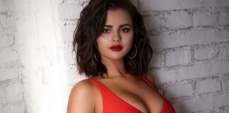 When Selena Gomez Stomped On Our Hearts By Wearing A Thigh-Baring Black Dress With A Plunging Neckline!