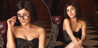 Shehnaaz Gill Once Transformed Into A Super Hot Teacher Flaunting Her Curves In A Plunging Black Jumpsuit – Turn On The AC Please!