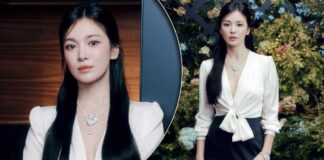 The Glory Star Song Hye Kyo Makes A Head-Turning Appearance In A Stunning Black & White Ensemble, Radiating That Korean Glass Skin Glow!