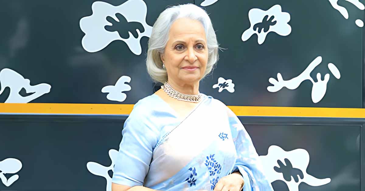 Waheeda Rehman received the Dadasaheb Phalke Award yesterday, October 17.