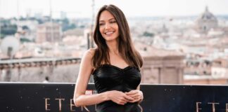 When Angelina Jolie Made Heads Turn With Jaw-Droppingly S*xy Legs As She Dons White Gown With A Thigh-Slit Detailing