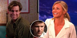 When Jim Carrey Avenged His The Mask Co-Star Cameron Diaz After She Was Forcefully Kissed By Singer Isaak Chris During On Stage During An Award Show