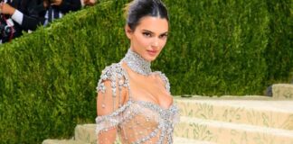 When Kendall Jenner Freed Her N*pples, Strutting The Red Carpet Looking Like A Swan In A White Br*less & Backless Gown - We Don’t Mind Dying If She’s The Angel Coming To Take Us