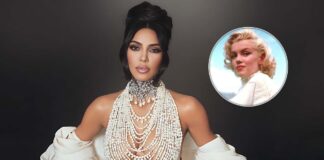 Kim Kardashian Allegedly Channeled Marilyn Monroe’s Diamonds Are A Girl’s Best Friend Pink Dress At LACMA & Netizens Are Not Happy