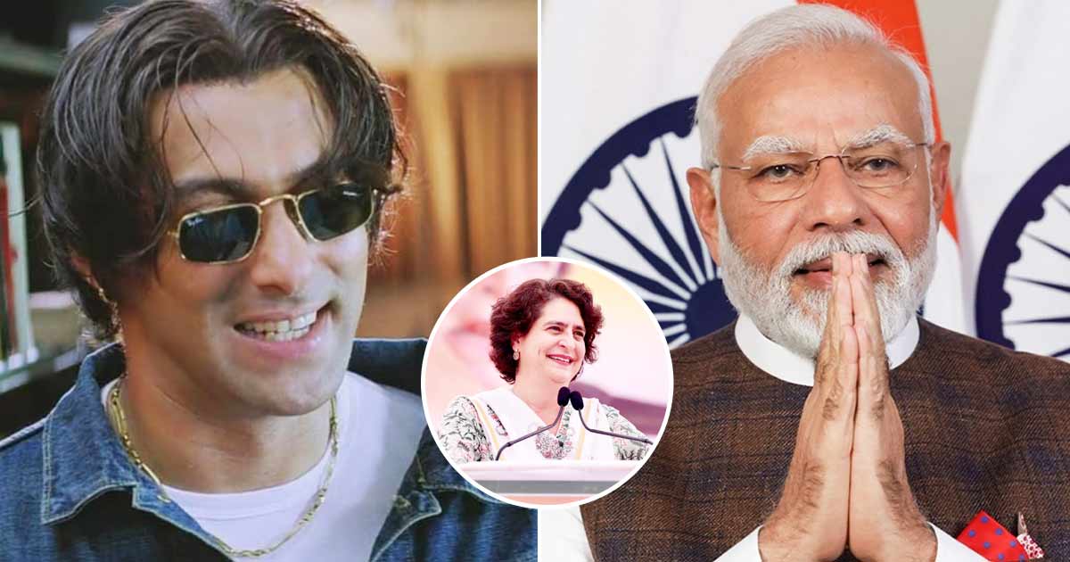 PM Modi's Film Should Be Called Tere Naam Because "Salman Khan Keeps Crying From Start To End" Says Priyanka Gandhi In Her Speech