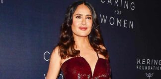 Salma Hayek In A Sheer Net Top In This Throwback Pic To Inspire You For Your Next Date Night
