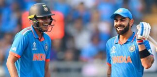 Shubman Gill "Spreading His Legs" For Virat Kohli During Cricket World Cup 2023 Drives Wild Reactions From Netizens