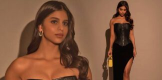 Suhana Khan Goes Bold With A Super-Sultry Corset Top & Thigh-High Slit Skirt, Leaving Internet Drooling!