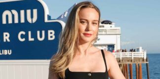 The Marvels Brie Larson Once Rocked A Black Plunging Necklined Outfit