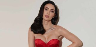 When Megan Fox Turned Into A Glittery Dream By Donning A Mini Cutout Dress While Flaunting Her Curves