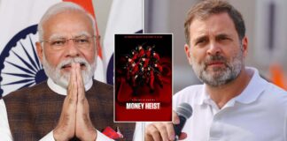 PM Modi Takes Money Heist Jibe At Congress With Rahul Gandhi Starring As Denver!