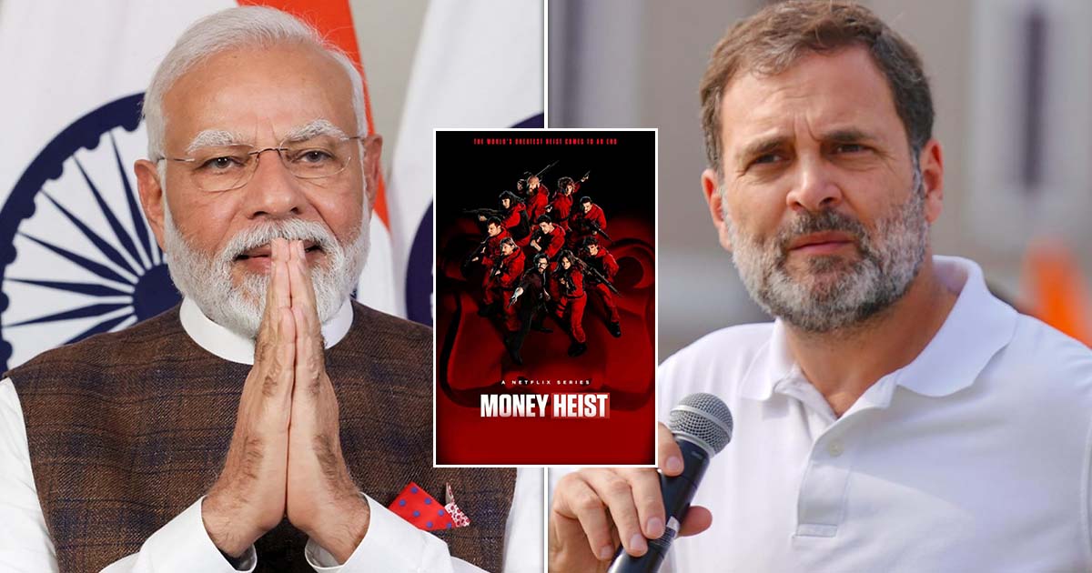 PM Modi Takes Money Heist Jibe At Congress With Rahul Gandhi Starring As Denver!