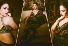 Tamannah Bhatia Raises The Hotness Quotient In Sizzling Saree!