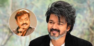 Thalapathy Vijay Gets Attacked By A Slipper Thrown At Captain Vijayakanth's Funeral