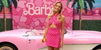 Margot Robbie Shines In A Barbiecore Outfit