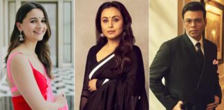 Rani Mukerji Takes A Sly Dig At Karan Johar After He Reveals Asking Alia Bhatt About Wearing A Chiffon Saree’
