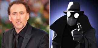 Nicholas Cage As Spider-Man Noir